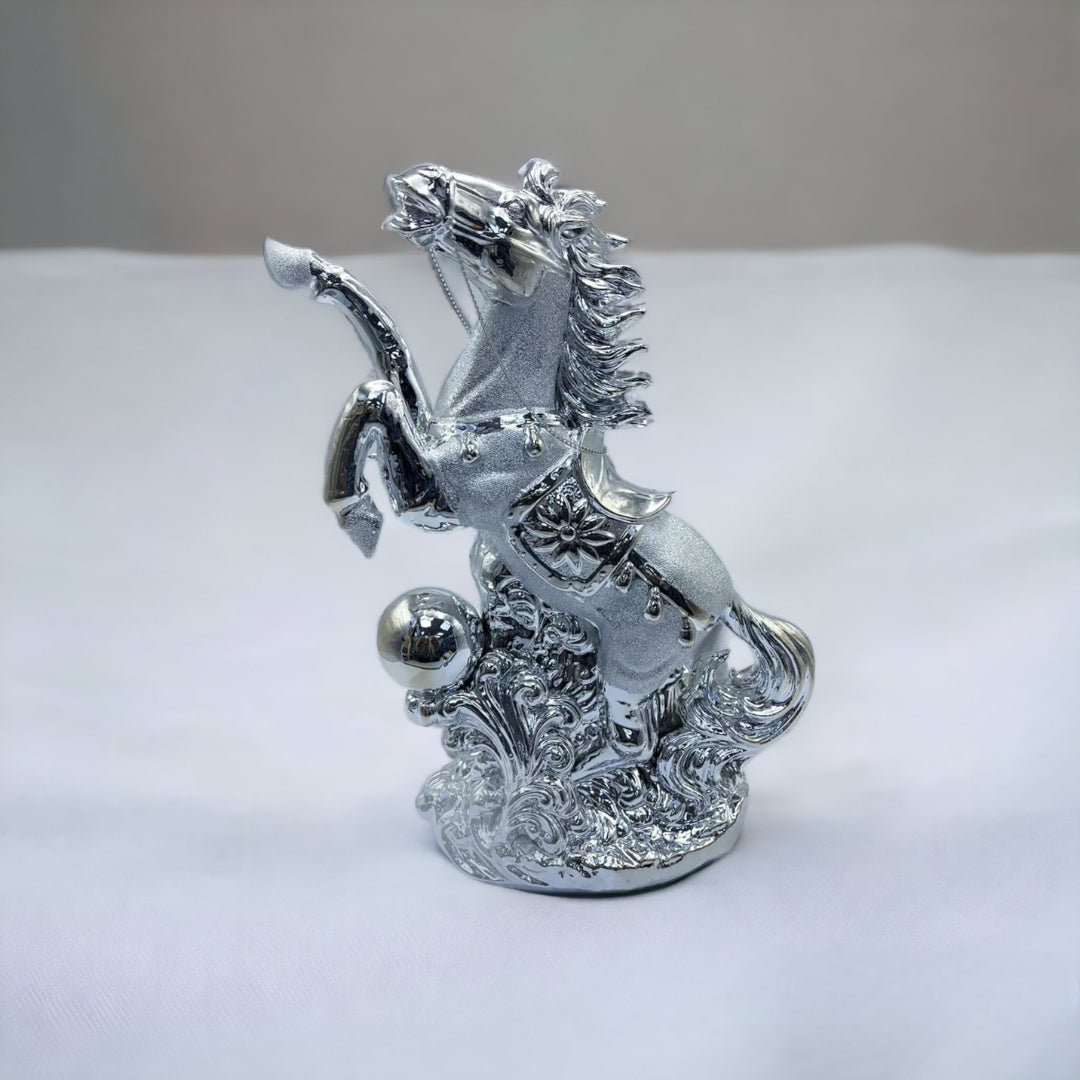 Silver Ball Horse, Silver Horses, gifts, wedding gifts,room decoration, decorative ornament