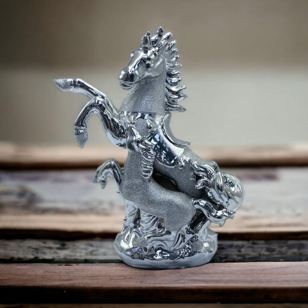 Silver Double Horse, gifts, wedding gifts,room decoration, decorative ornament