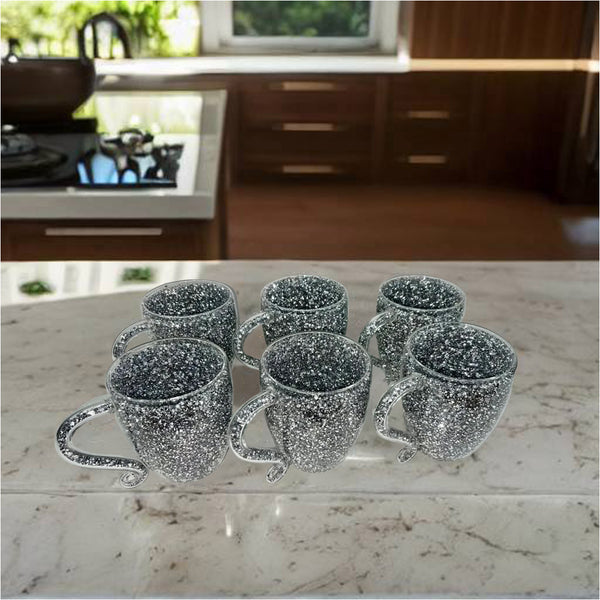 diamond tea cup set