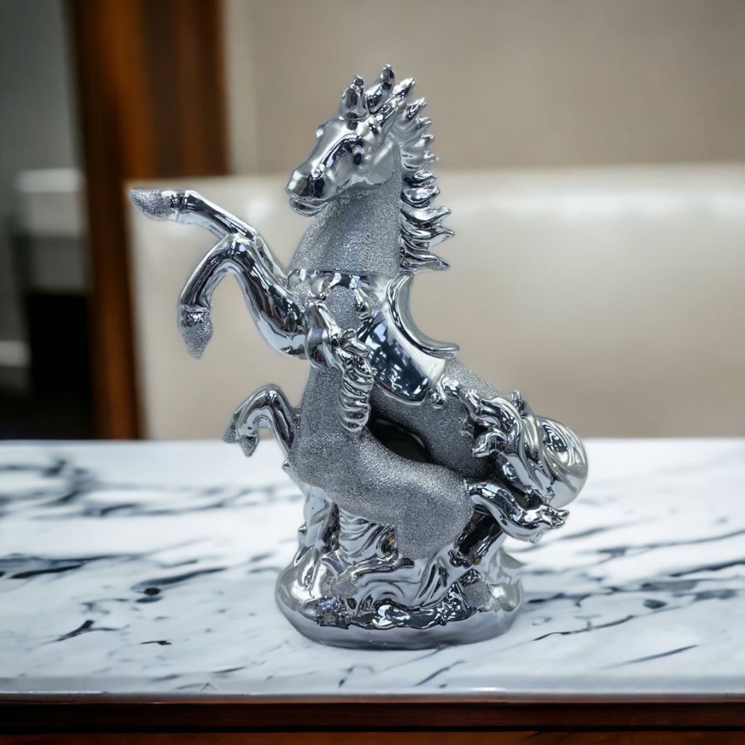 Silver Double Horse, gifts, wedding gifts,room decoration, decorative ornament