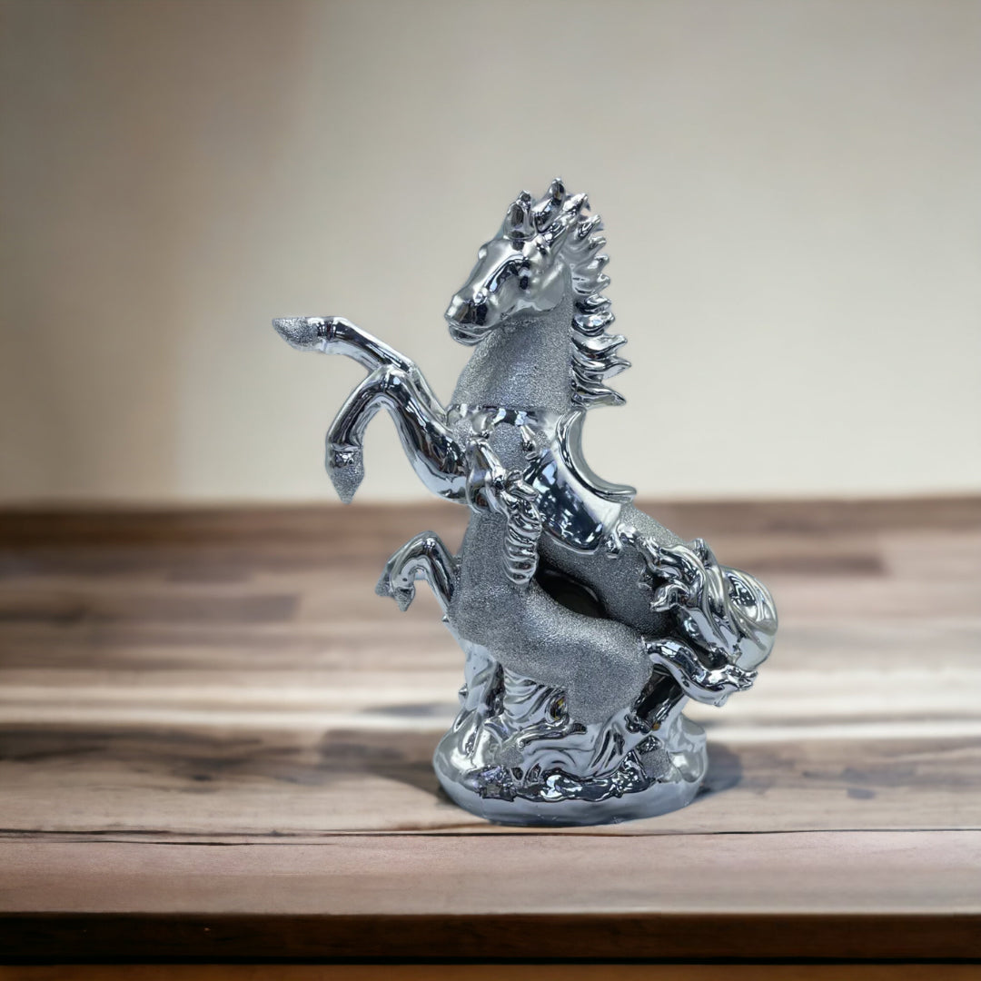 Silver Double Horse, gifts, wedding gifts,room decoration, decorative ornament