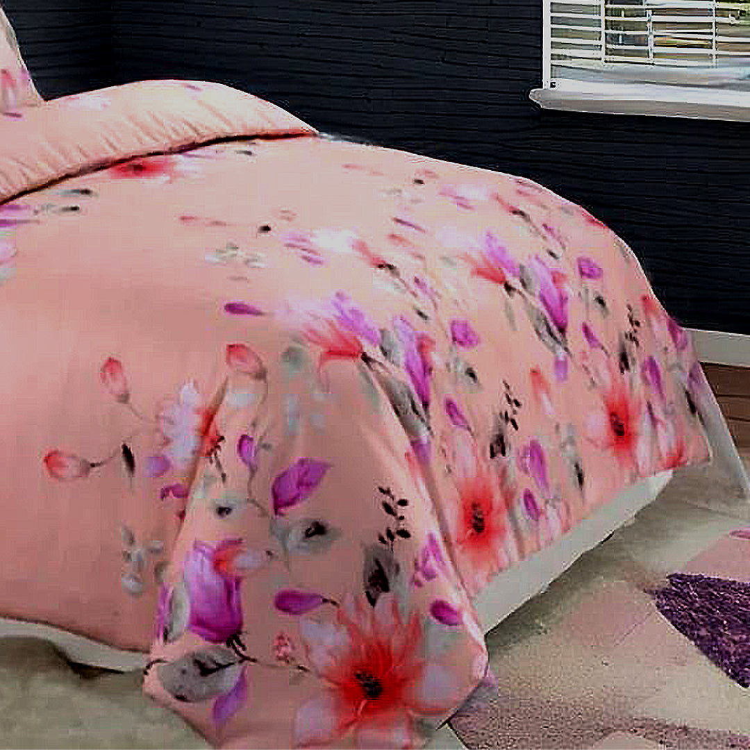 Duvet Cover, purple duvet cover, purple floral duvet cover, single duvet cover, double duvet cover, king size duvet cover