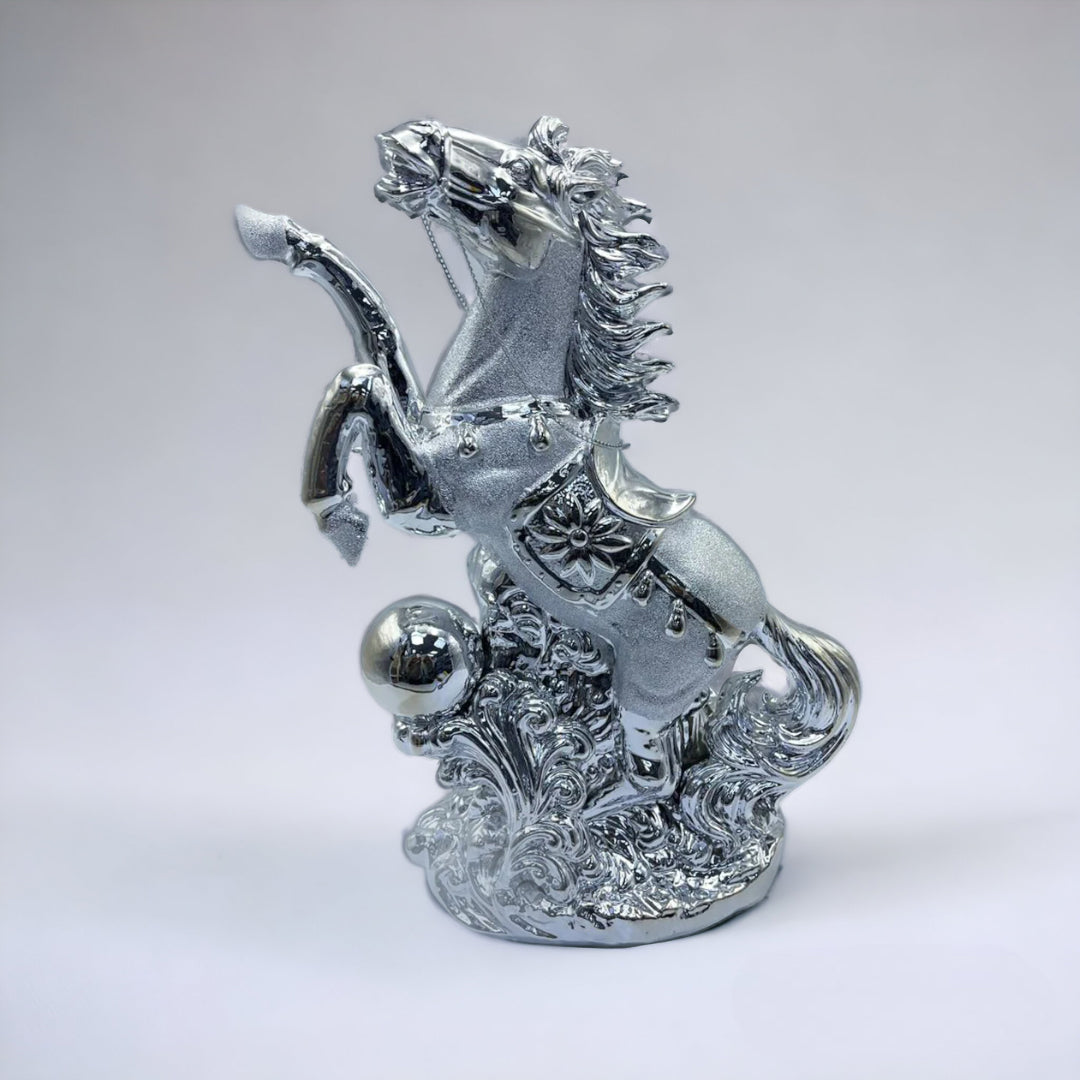 Silver Ball Horse, Silver Horses, gifts, wedding gifts,room decoration, decorative ornament