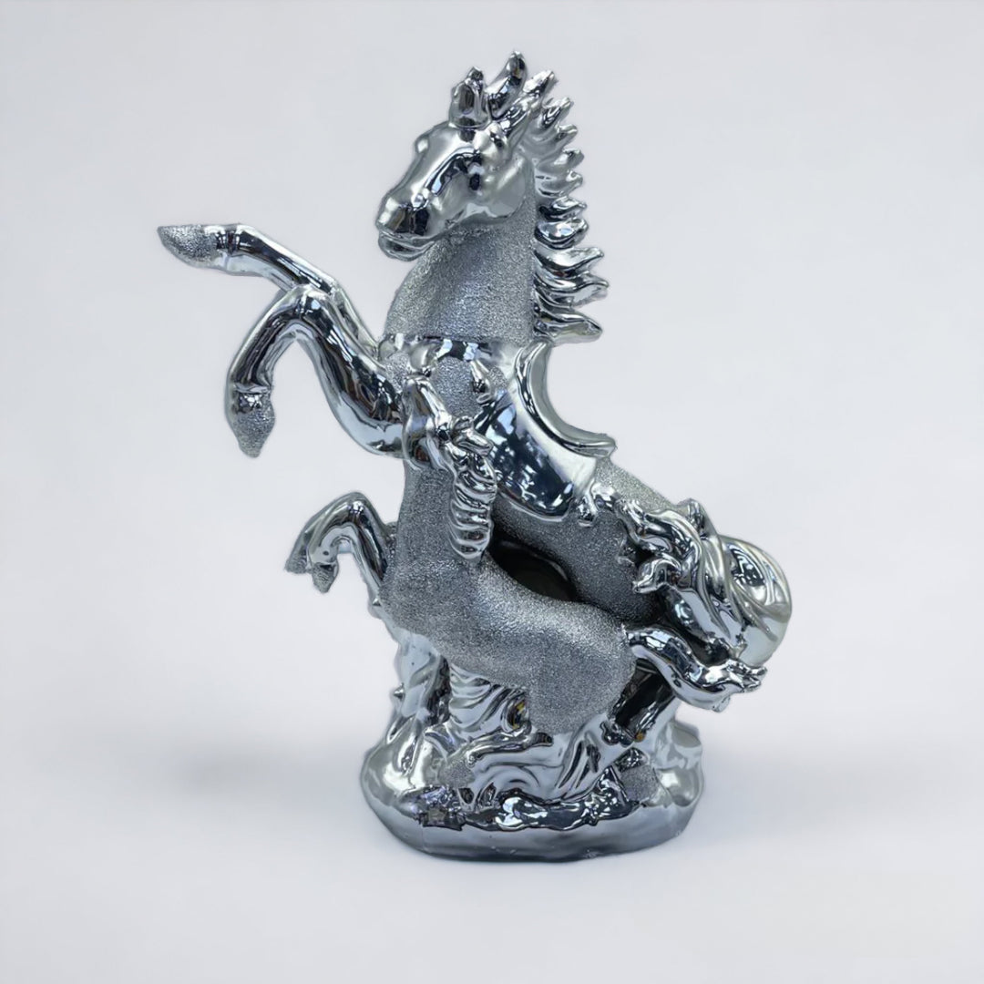 Silver Double Horse, gifts, wedding gifts,room decoration, decorative ornament