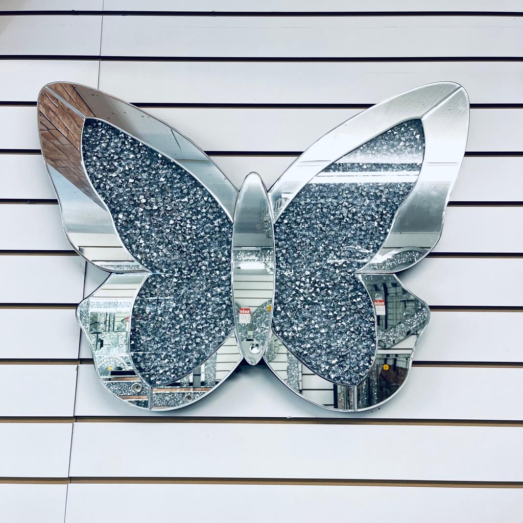 butterfly mirror wall decor, butterfly mirror