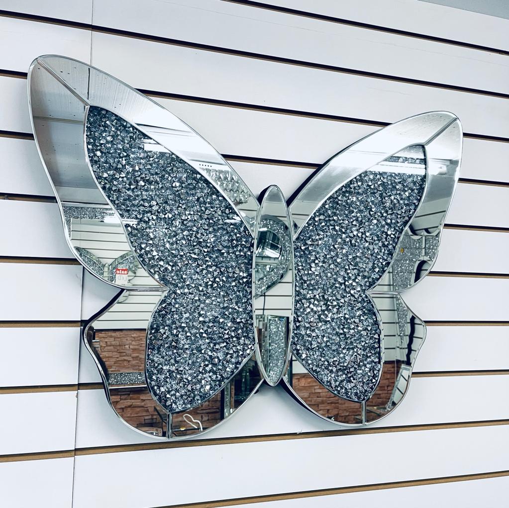 butterfly mirror wall decor, butterfly mirror