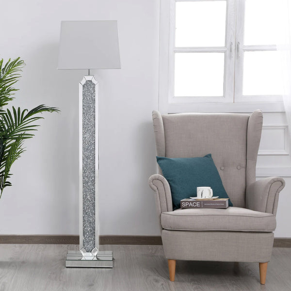 led table lamp, crushed diamond table lamp, crystal diamond table lamp