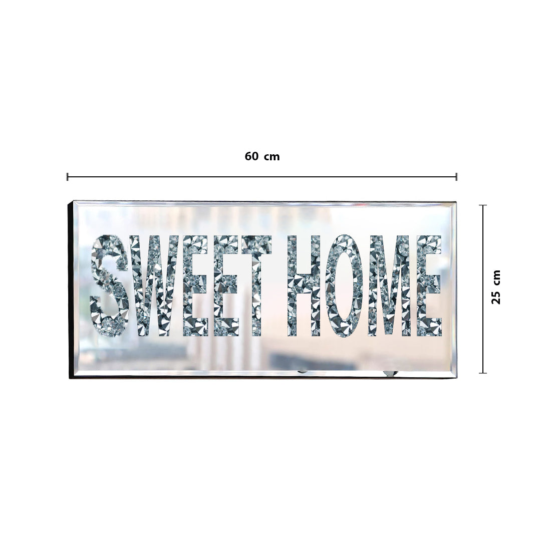 diamond crushed sweet home wall hanging, Sweet home wall hanging