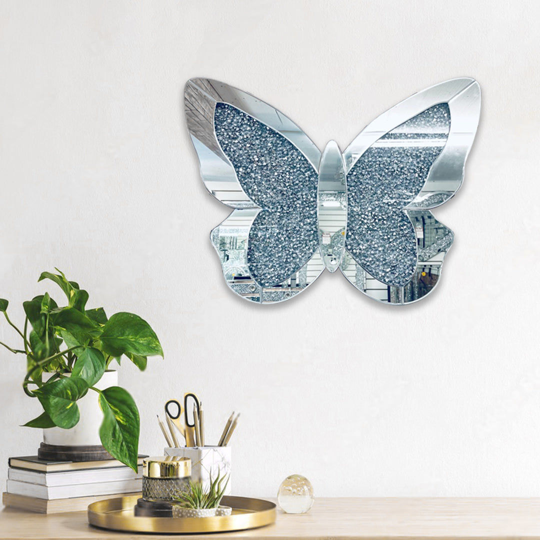 butterfly mirror wall decor, butterfly mirror