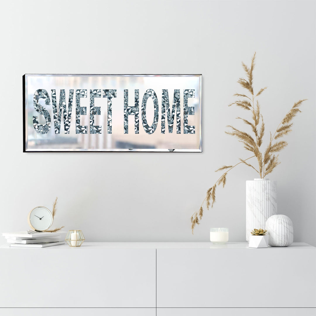 diamond crushed sweet home wall hanging, Sweet home wall hanging