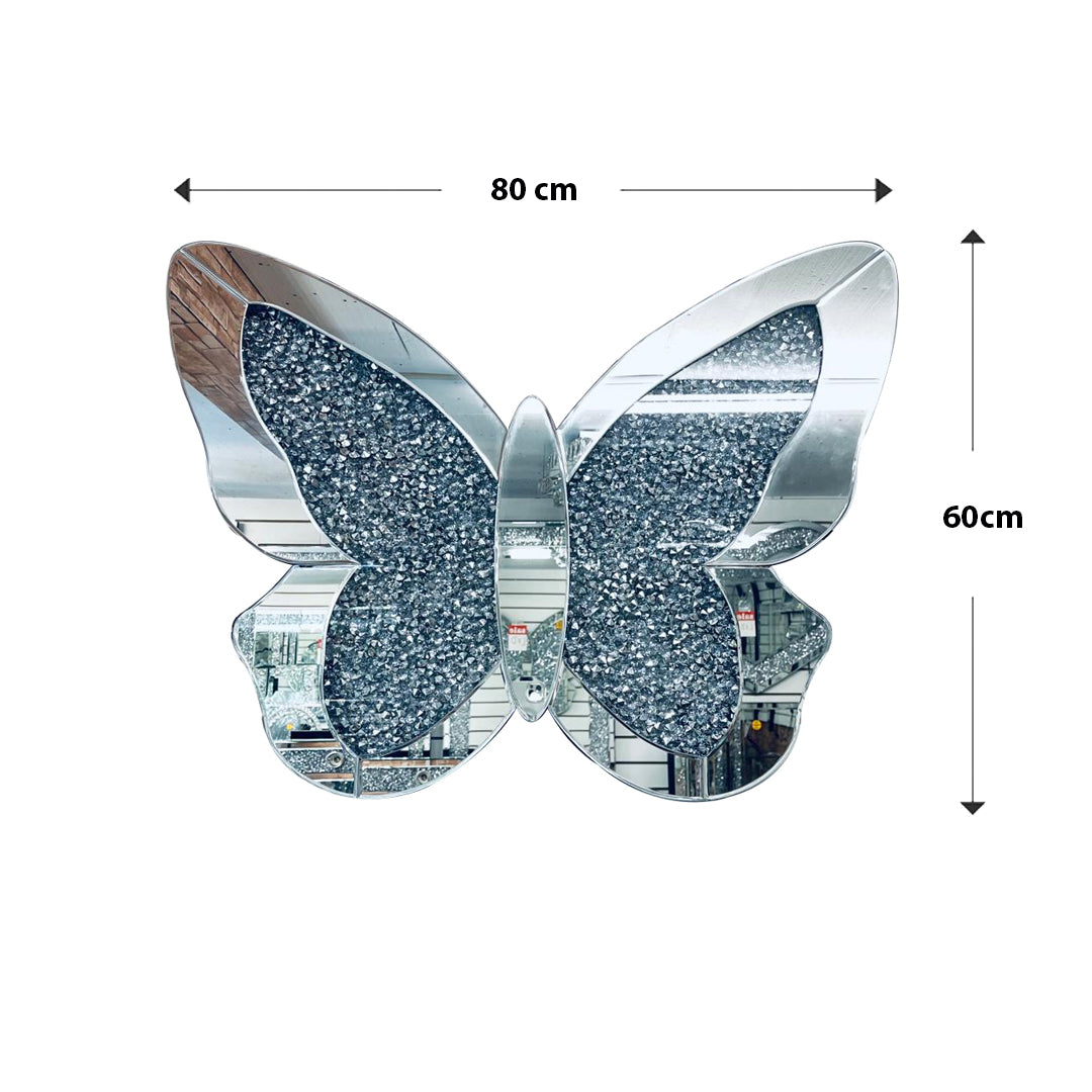 butterfly mirror wall decor, butterfly mirror