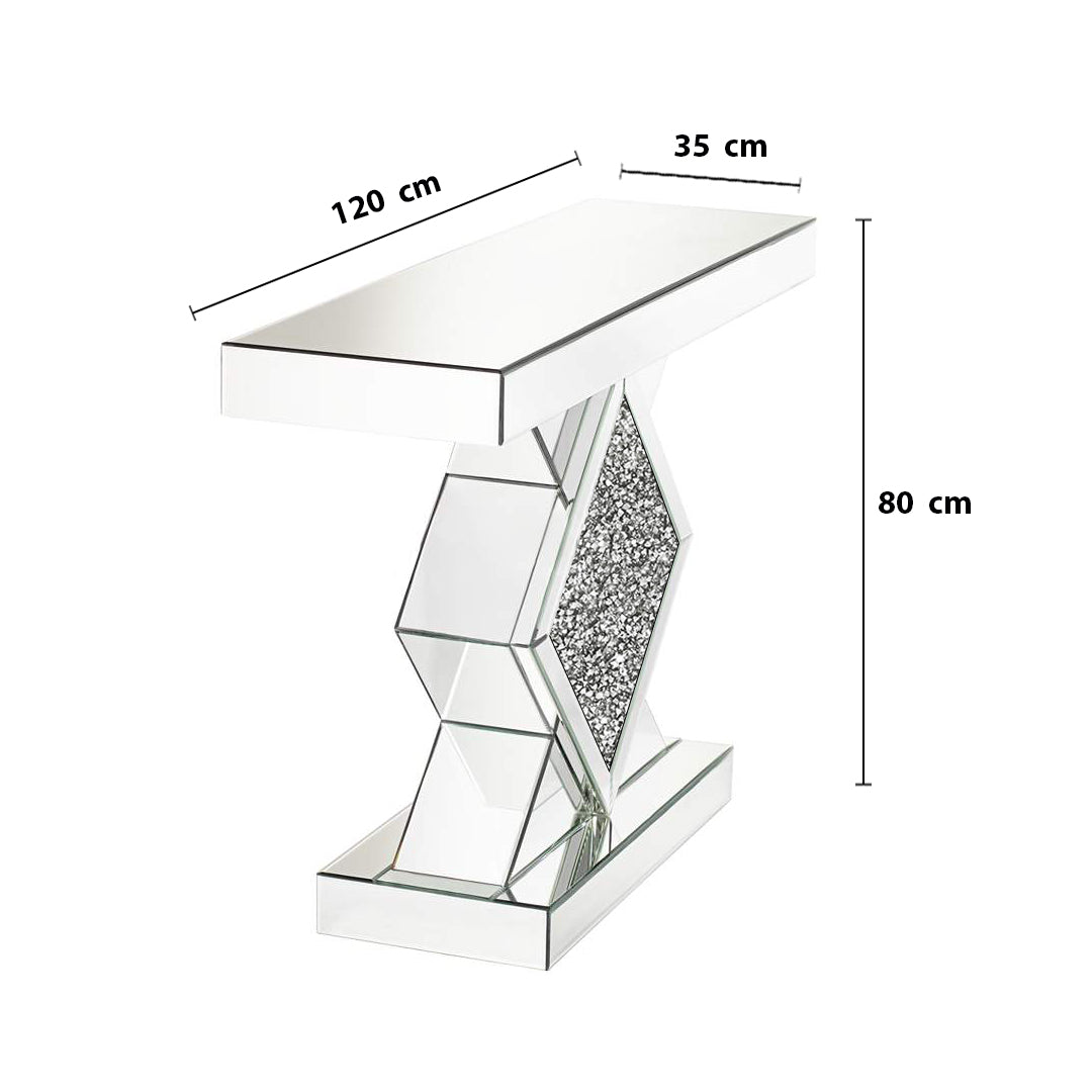 mirrored console table, led dressing table mirror, dressing table with led mirror, console table with mirror